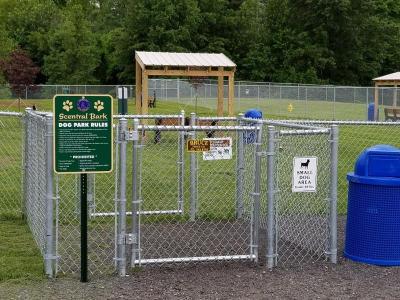 fenced in area