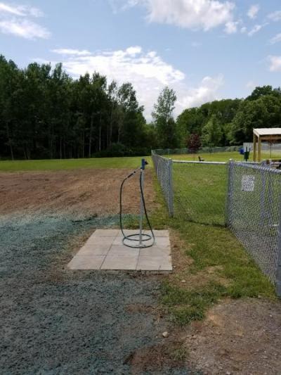 park outside fence