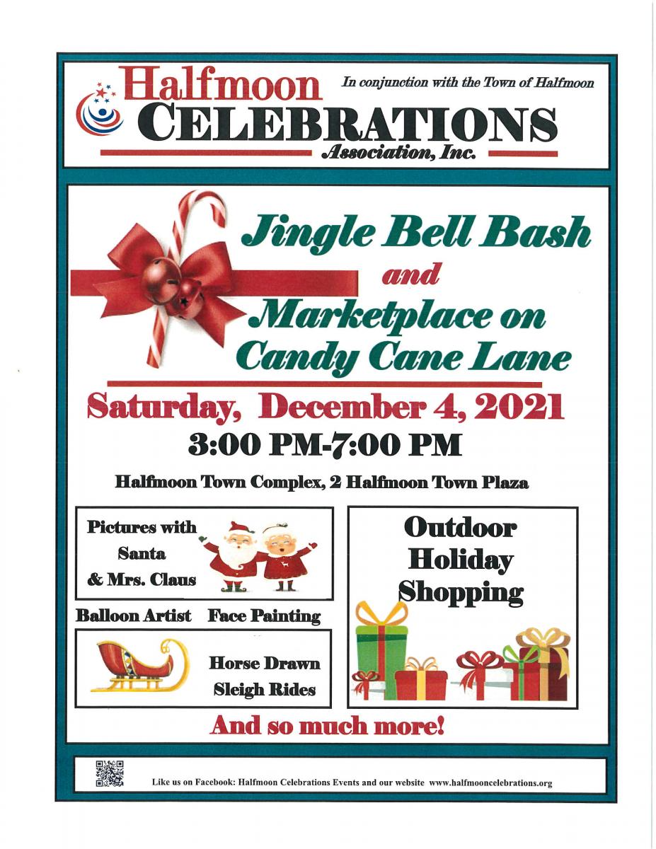 JINGLE BELL BASH AND MARKETPLACE ON CANDY CANE LANE DEC 4, 2021 3 PM TO 7 PM