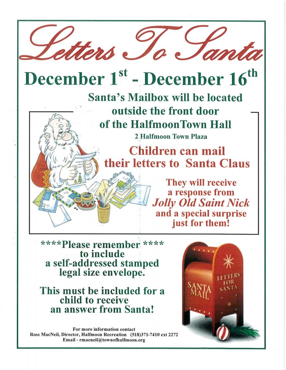 letters to santa until december 16th