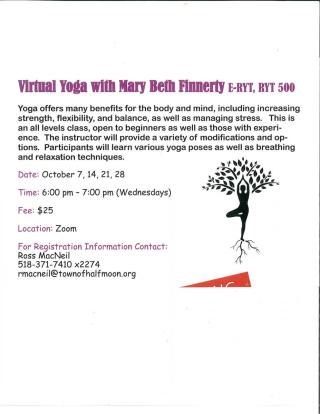 Virtual Yoga classes