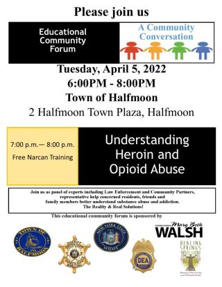 Opioid Abuse Forum & Narcan Training