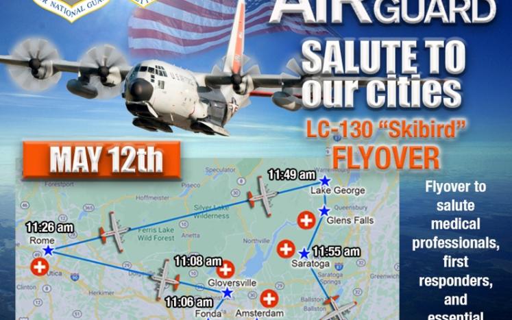 LC-130 "Skybird" Flyover ~ May 12, 2020
